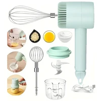 1pc Egg Beater Automatic Cake Baking, USB Rechargeable HandheldEgg Beater For Whizzing, Stirring, And Beating Cream, Electric Ga