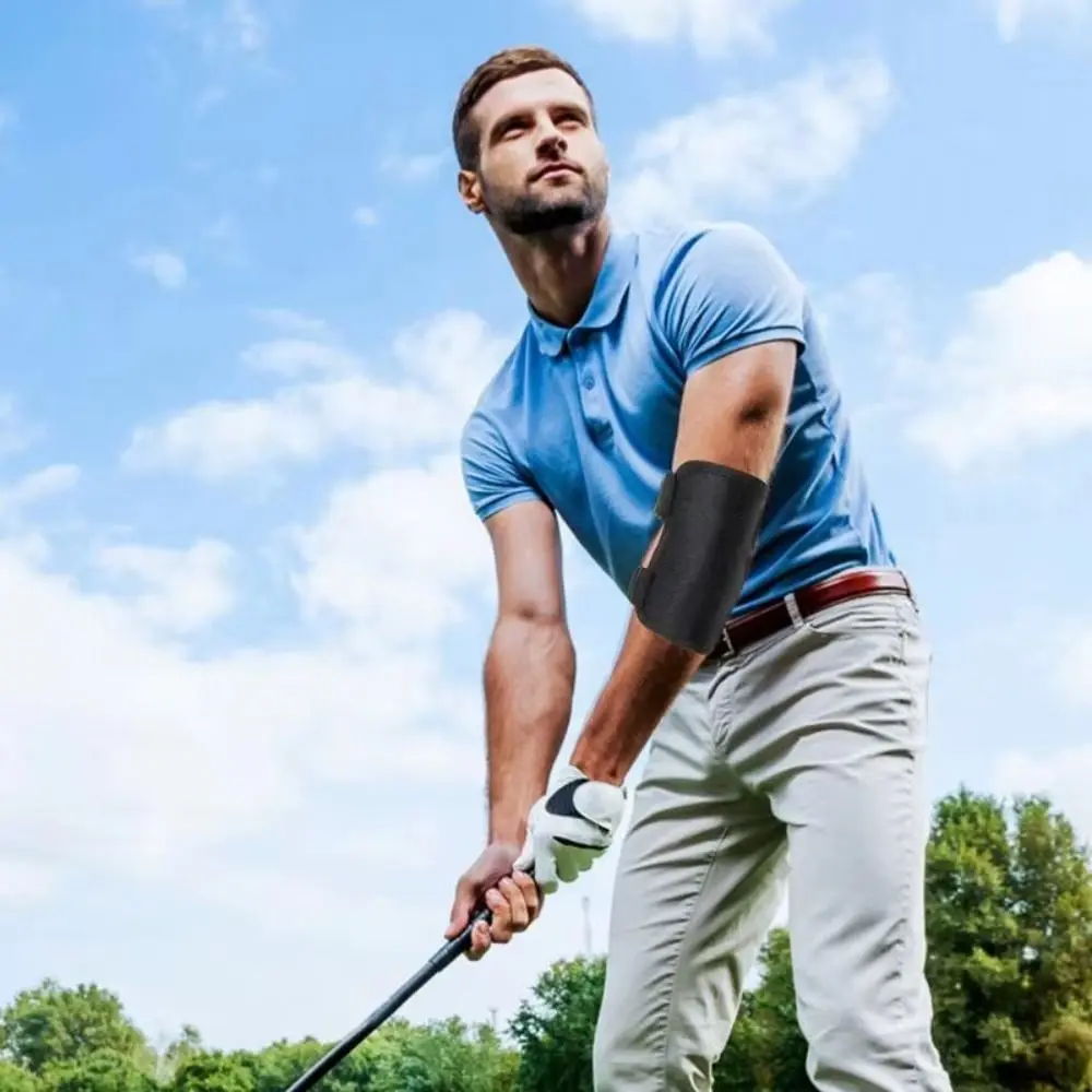 Description Picture 6 of itemHand Movement Golf Swing Elbow Corrector Wrist Protector With Buckle Golf Swing Training Aid Adjustable Nylon Golf Wrist Brace