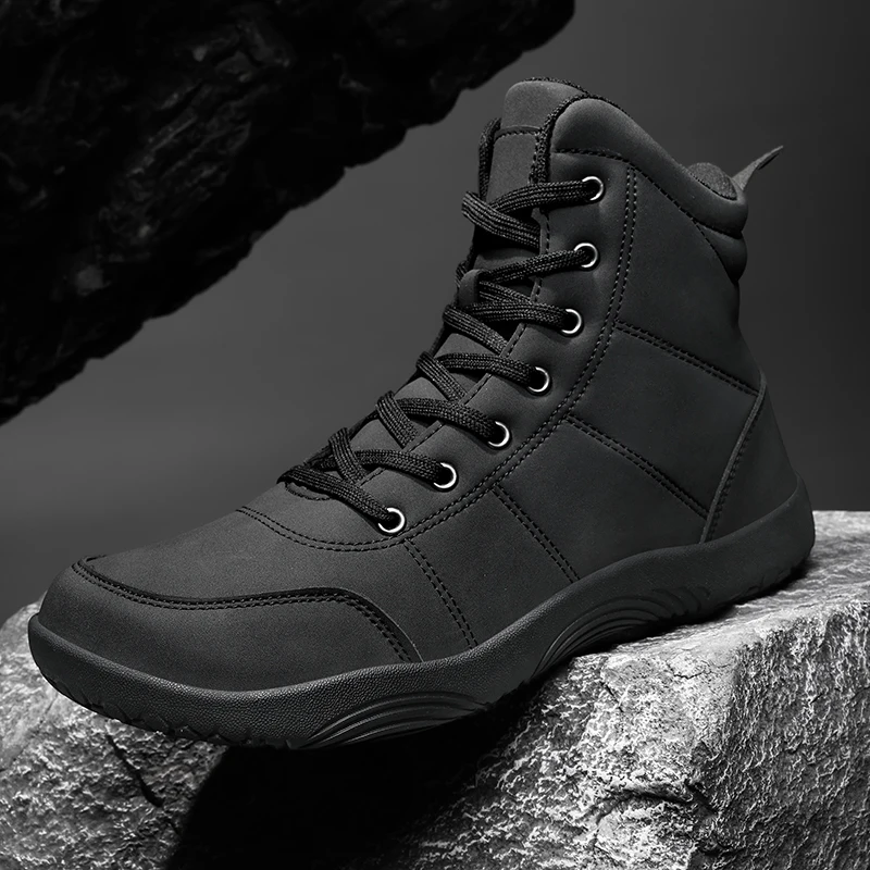 boots men outdoor walking shoes Wide-Toe-Box Barefoot Shoes for Men boots men flats Comfortable casual shoes men mocassin