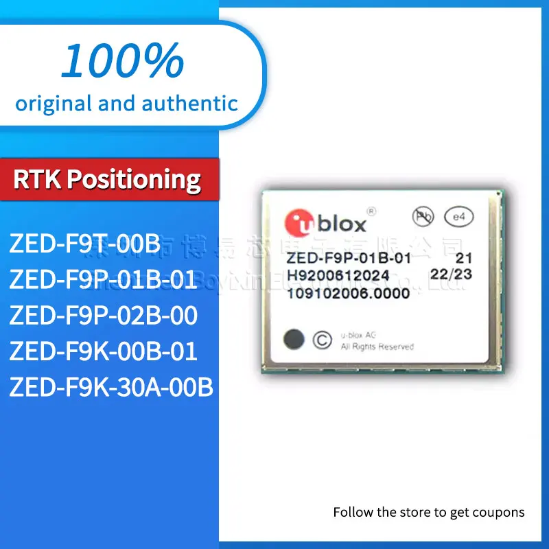 

Original genuine ZED-F9T-00B ZED-F9K-00B-01 ZED-F9K-30A-00B ZED-F9P-02B-00 ZED-F9P-01B-01 RTK module GNSS receiver