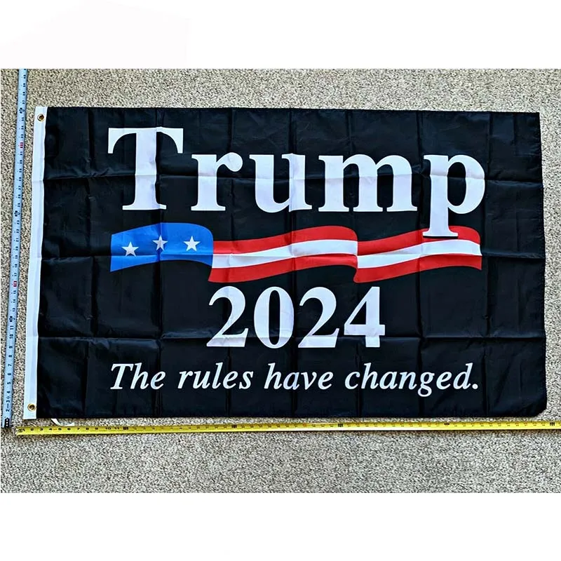 

Donald Trump Flag FREE SHIPPING 2024 Don Jr Black Zag USA Army Sign Poster 3x5' yhx0145