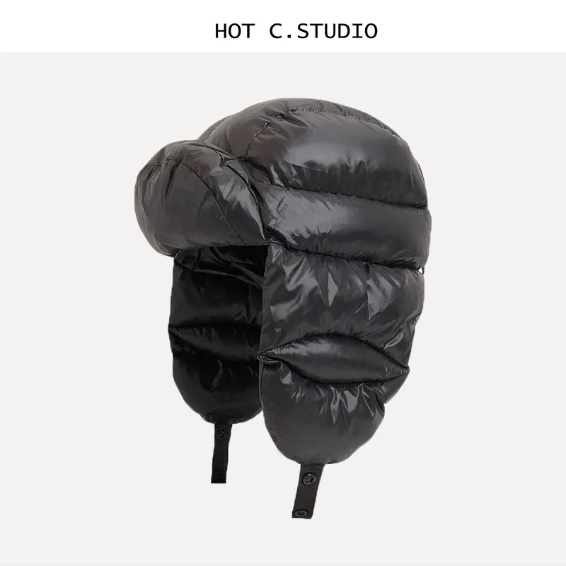 Men's Waterproof Winter Hats Trapper Bomber Caps Warm Fleece Lined Earflaps Bonnets Cold Weather Ski Snow