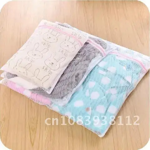 

Mesh Laundry Bags Zipper 3 Size Household Washing Machine Bag For Underwear Bra Socks Dirty Clothes Laundry Organizer