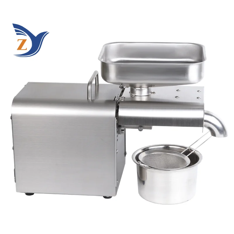 Oil Pressers Machine Kitchen Seeds Sunflower Sesame Coconut Peanut Vegetable Bean Hot Cold Home Commercial Extraction Maker 6