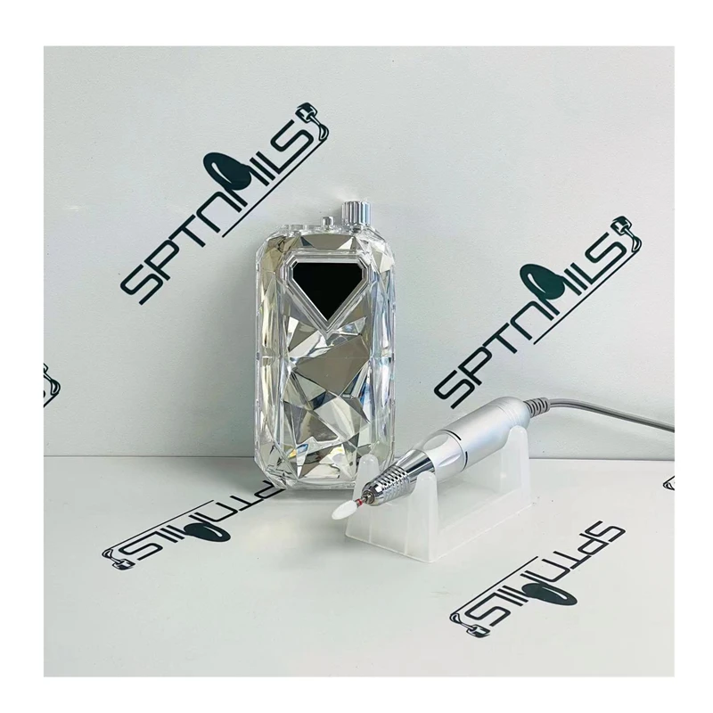 전문 무선 휴대용 충전식 35000 RPM 디지털 무선 USB 전기 네일 드릴 기계, 손톱 매니큐어용