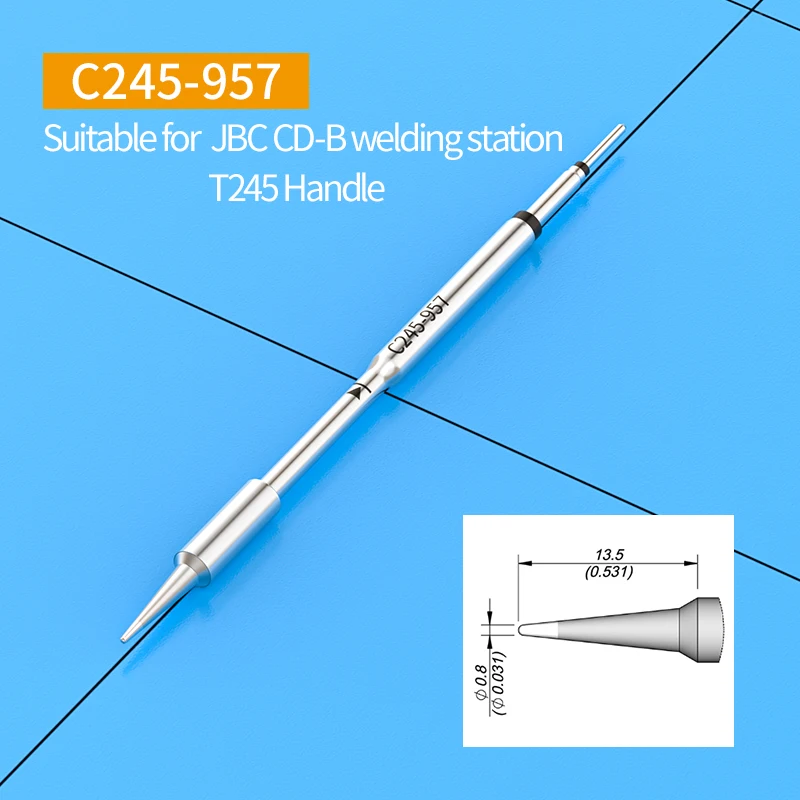 C245-029 C245-034 C245-935 벤트 납땜 팁 C245-957 943 933 937, T245 JBC 납땜 스테이션 용접 핸들