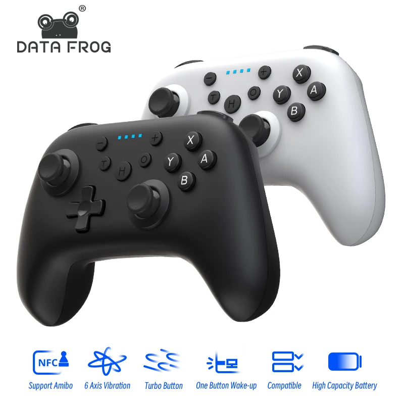  DATA FROG Wireless Game Controller For Switch Pro Gamepad For PC Compatible With Nintendo Switch/Switch Lite/Switch Oled 