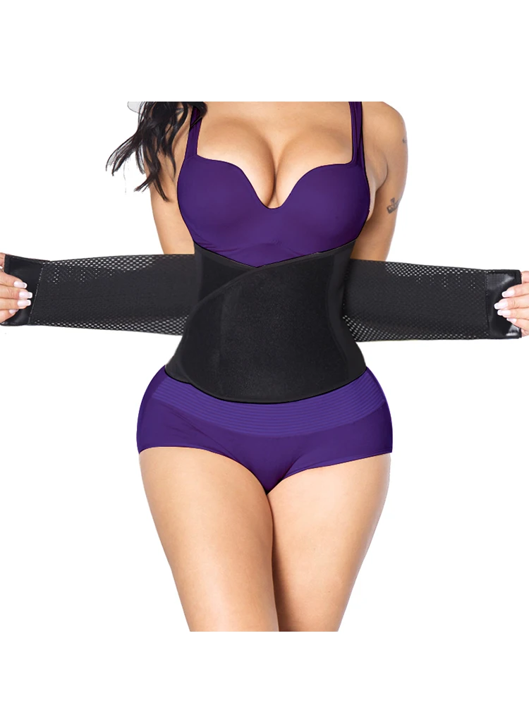 extreme tummy control shapewear Velssut Women Body Shaper Waist Trainer Slimming Neoprene Belt Weight Loss Tummy Shaper Belly Corsets Body Shaper with Logo best shapewear