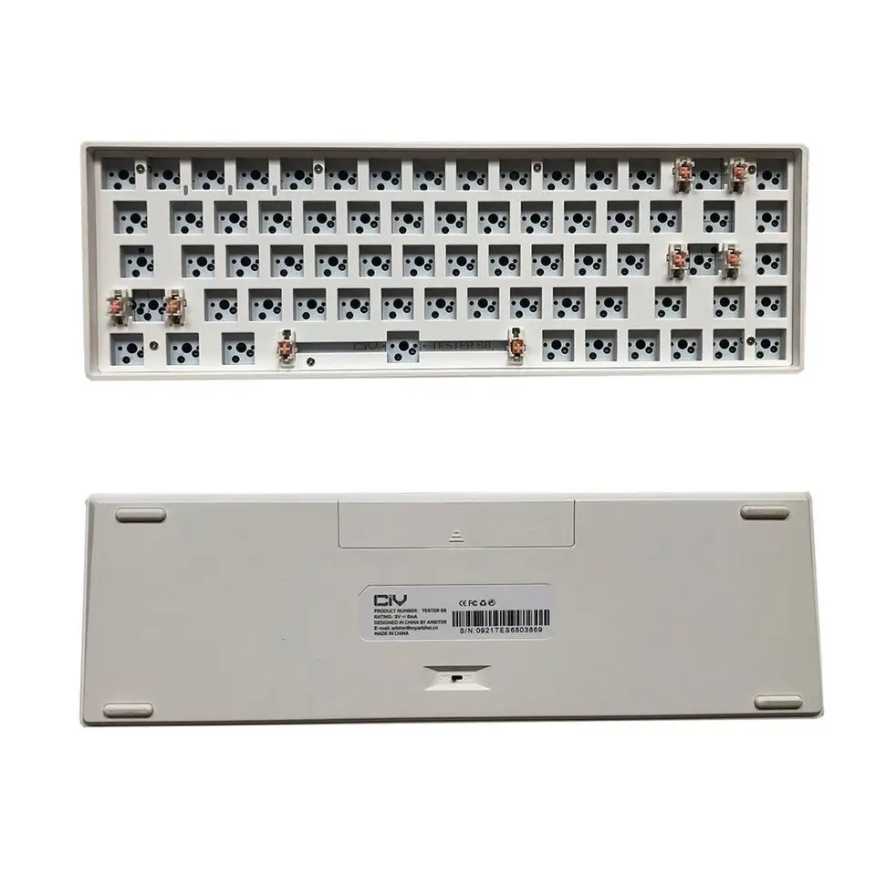 TESTER68 Customized Mechanical Keyboard Kit TES68 Hot-swappable