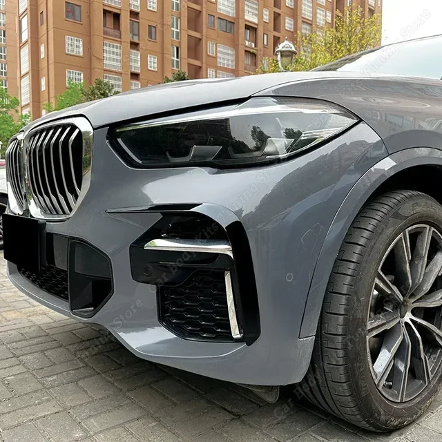 BMW X5 차량을 위한 세련되고 내구성 있는 범퍼 립 사이드 스포일러 안개등 프레임 커버 그릴