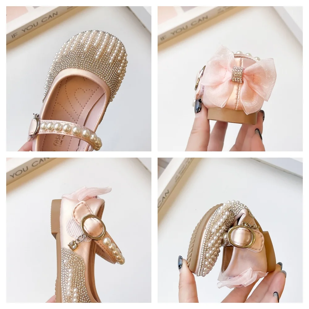 Girls Princess Walking Shoes with Soft Sole for Autumn