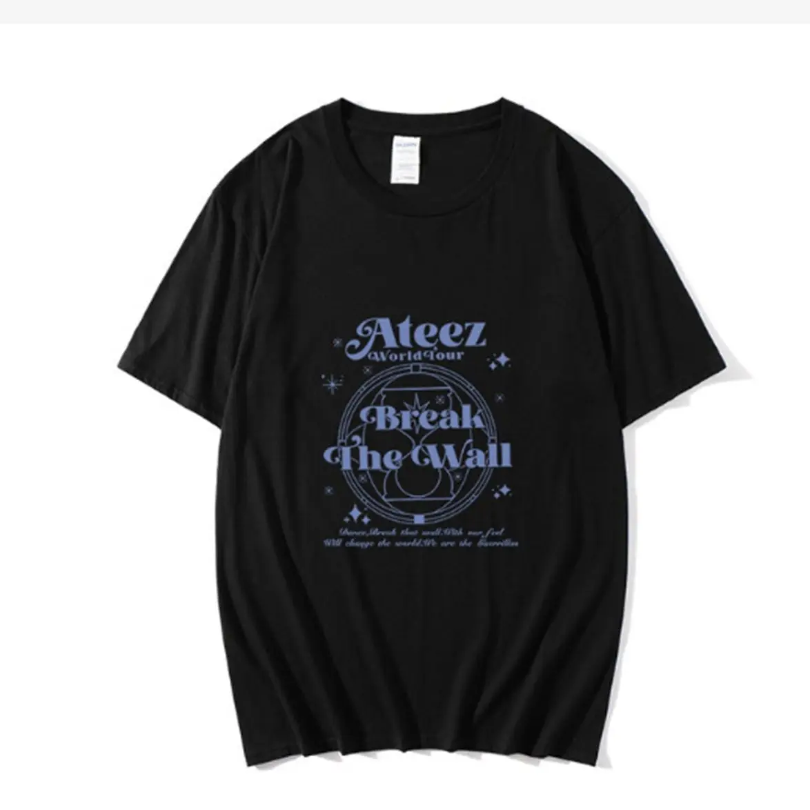 

Kpop ATEEZ Man/Women Harajuku T-shirt Round Neck Short Sleeve Casual Unisex Streetwear COTTON Top