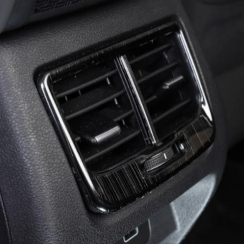 

BJMYCYY Stainless steel decorative frame for rear air conditioning vents in cars For Geely Tugella 2019-2022 FY11