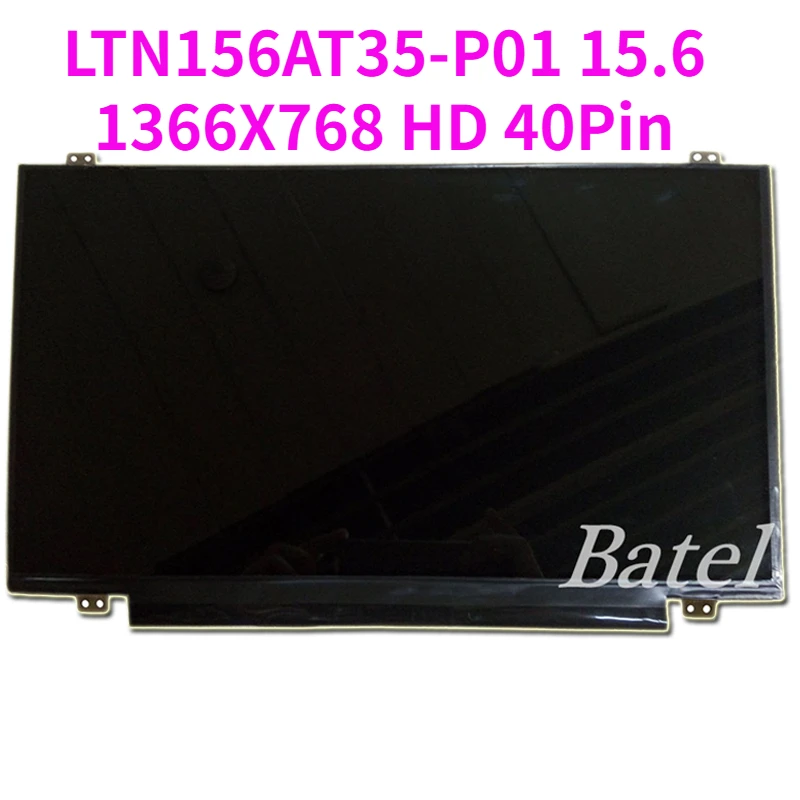 

LTN156AT35-P01 15.6 LCD Screen Matrix for Laptop 1366X768 HD 40Pin Glare LTN156AT35 P01 Replacement