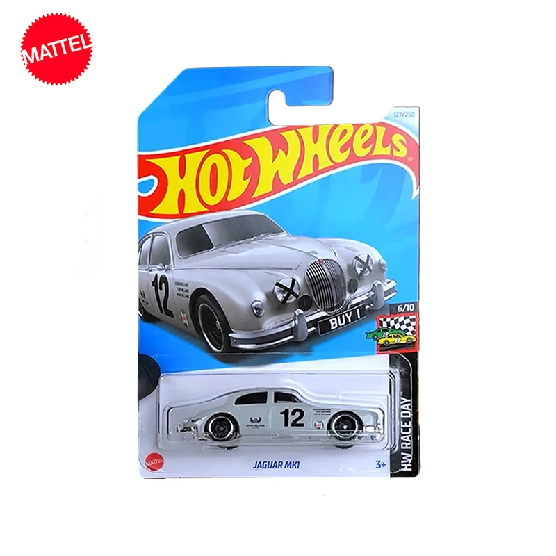 

Original Mattel Toys Hot Wheels Car 1/64 Metal Diecast C4982 127 Jaguar Mk1 Vehicle Model Toy for Boys Collection Birthday Gift