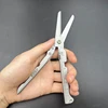 BHBT Folding Scissors Portable Home Outdoor EDC Tools Large Cutter With Back Clip Scale 5