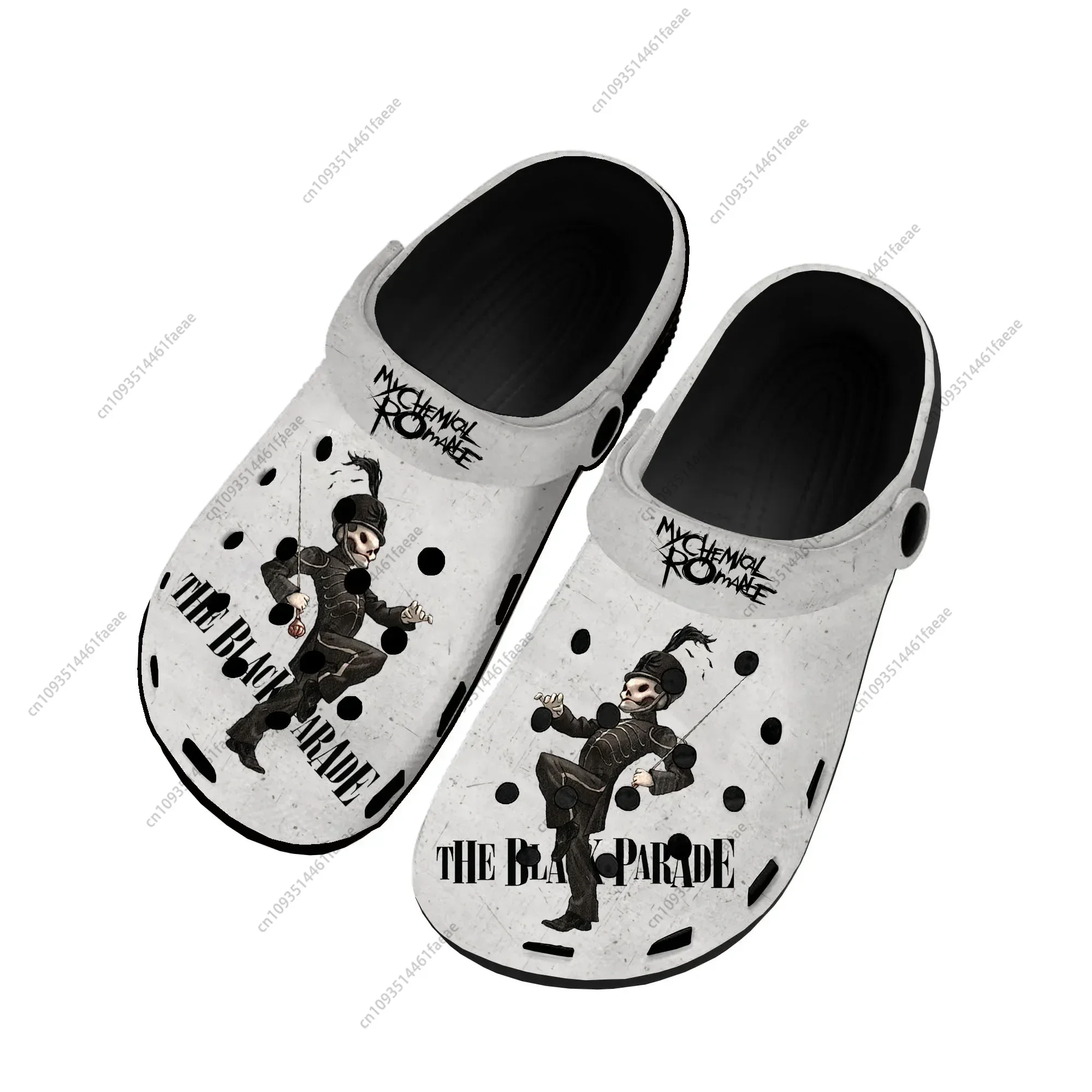 My Chemical Romance Rock Band Home Clogs Custom Water Shoes Mens Womens Teenager Shoe 3D Print Garden Clog Beach Hole Slippers 2