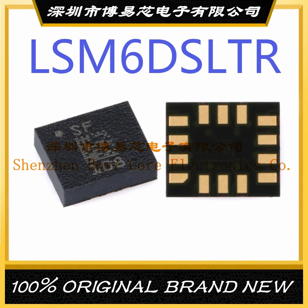 LSM6DSLTR Package LGA-14 New Original Authentic Attitude Sensor/gyroscope IC Chip mpu6500 gy 6500 6dof 6 axis 6 axis attitude acceleration gyroscope sensor module