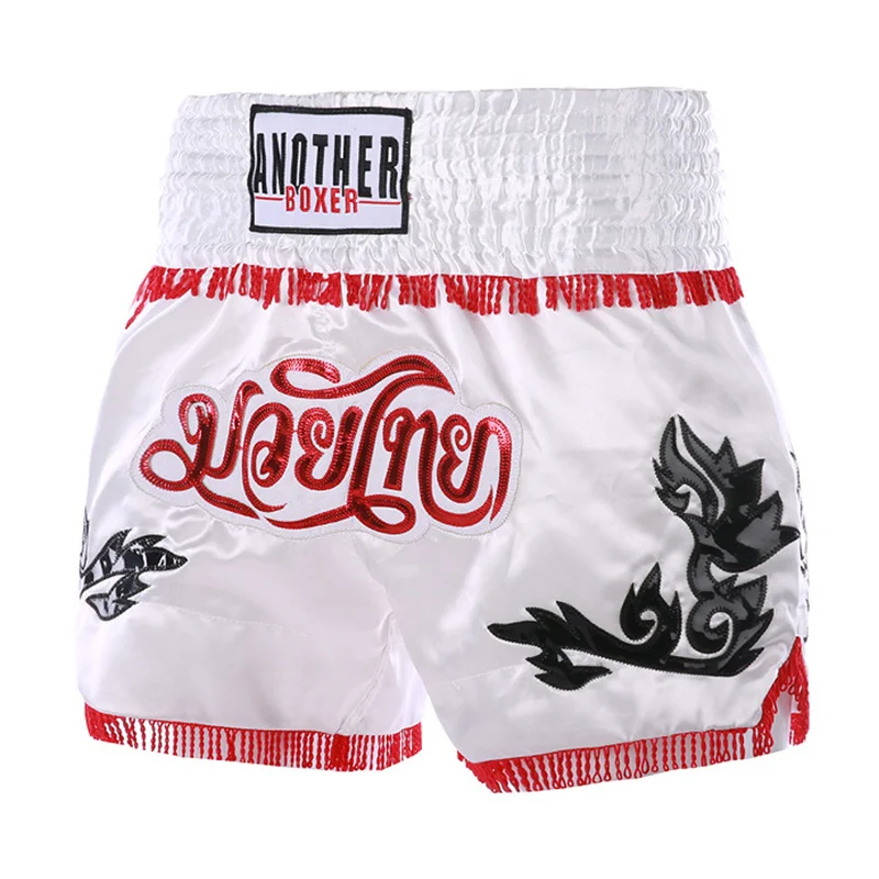 Kick Boxing Shorts MMA Shorts Fight Kids Boys Muay Boxe Thai Sanda Gym Sportswear Grappling Fitness Trunks boxeo