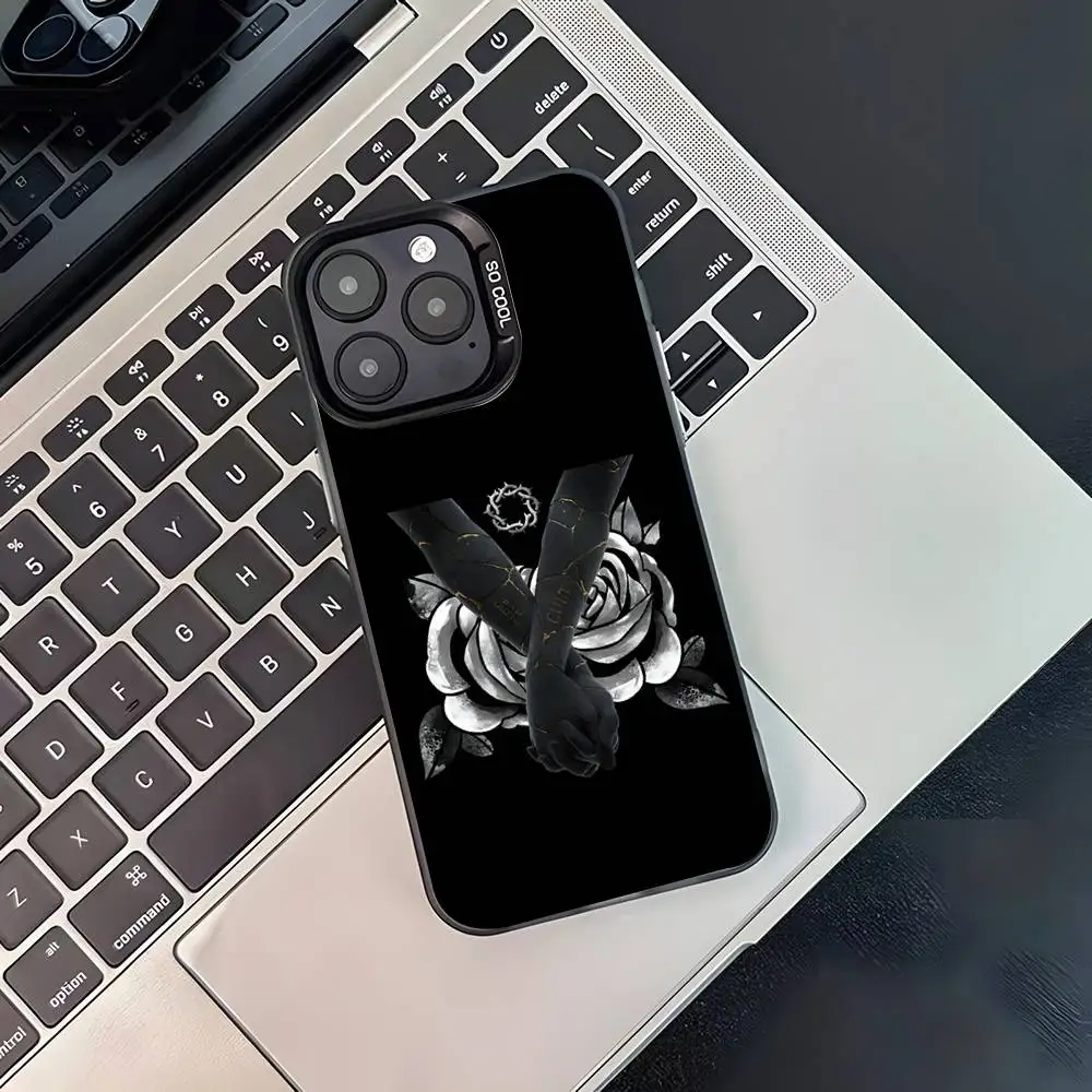 Rock Bad O-Omens Black Matte Shockproof Phone Case