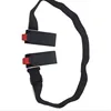 Nylon Skiing Pole Shoulder Hand Carrier Lash Handle Straps Adjustable Buck Hook Loop Protecting Black Nylon Ski Handle Strap Bag 5