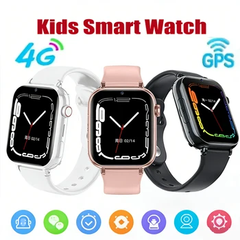 Nuovo Smartwatch 4G per Bambini 1.85" GPS WiFi Posizionamento Preciso Videochiamata Monitoraggio Frequenza Cardiaca Lettore Video Regalo per Bambini