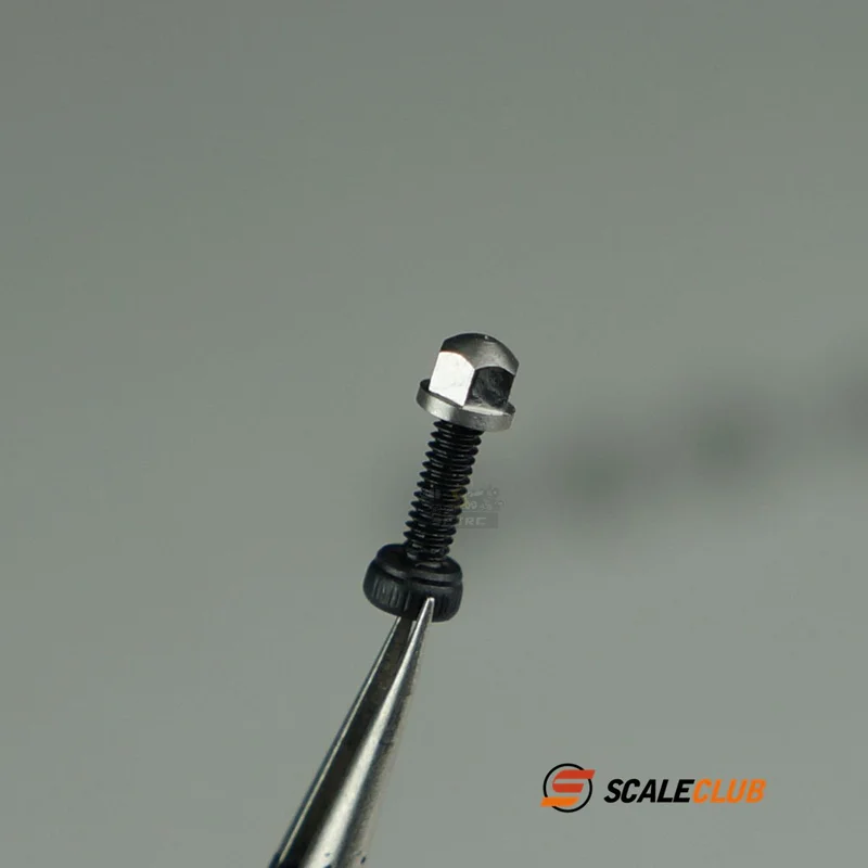 

Scaleclub Model 3mm Round Head Hub Nut For Tamiya Scania 770S MAN Benz Volvo RC Trailer Tipper Car Diy Parts