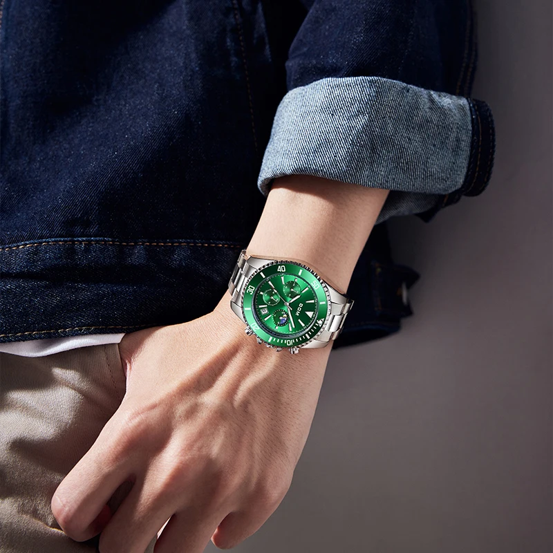DOM new men quartz watch high quality watch for men luxury stainless steel  watch for men waterproof quartz watch M-1698D