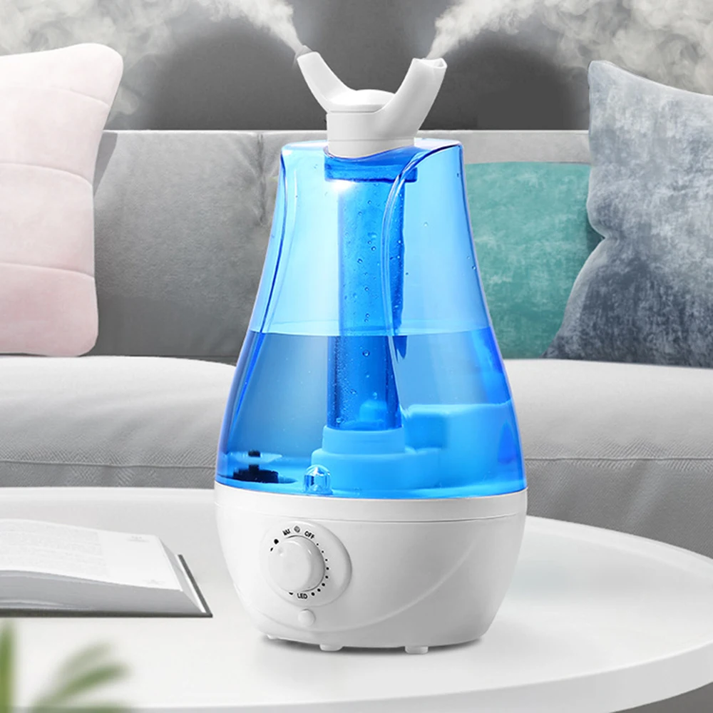 

2.5l Desktop Bidirectional Nozzle Humidifier Large Capacity Homehold Mute Office Air Humidifier Aroma Diffuser Mist Maker