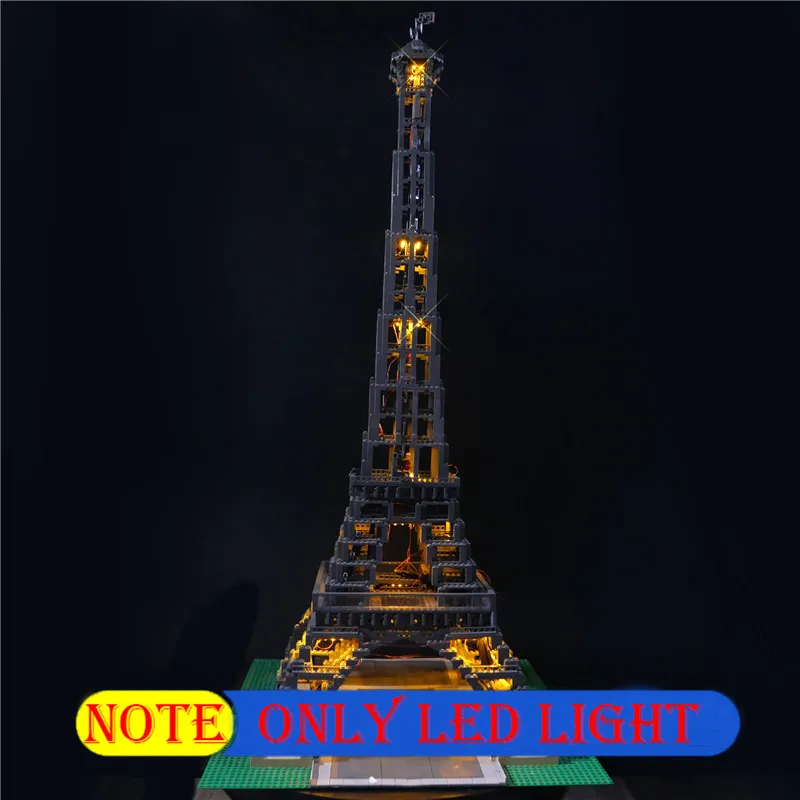 

Eiffel Tower Lighting Set Tailored For 10307 Modular City Paris Buildings Creator Not Include Building Block(Only Led Light Kit)