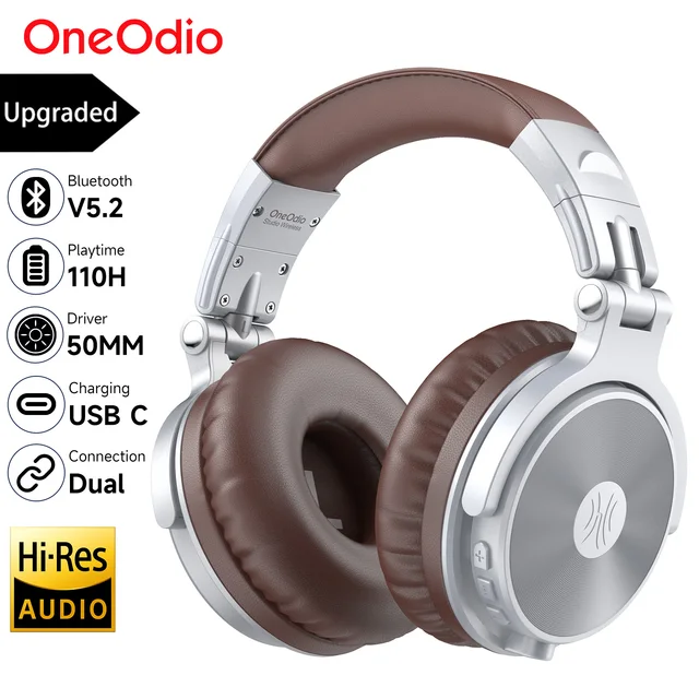 Oneodio Upgrade Pro C Wireless Bluetooth 5.2 Headphones