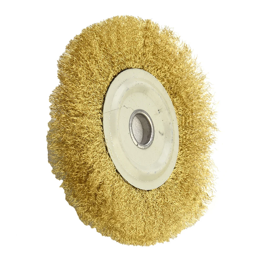 cleaning wire bevel brush crimped deburring descaling high tensile paint removal practical durable high quality Polishing Grinder Deburring Derusting Rotary Descaling Wire wheel brush Grinding Accessories Cleaning Rust Removal