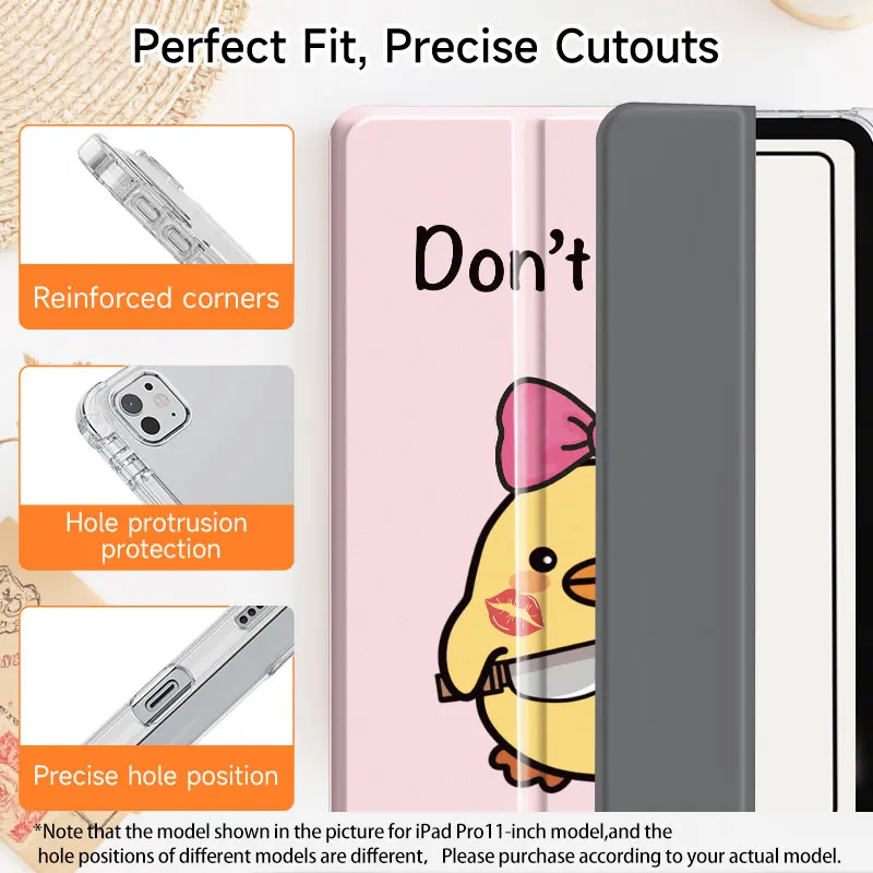 Slim Stand Case with Pen Slot and Anti-Fall Protection