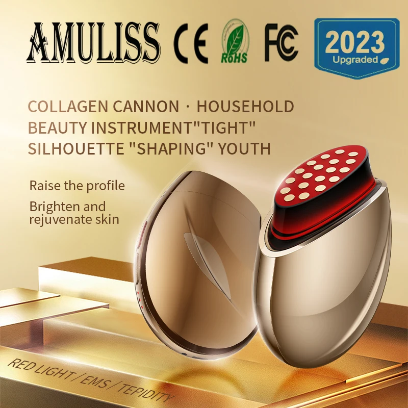 Amuliss 2024 RF beauty health Instrument Facial Machine Skin Care Anti Aging Device Multi-functional Home Use Beauty Equipment hud head up display multi functional a430g vehicle general gps instrument beidou chip altitude instrument hd digital display