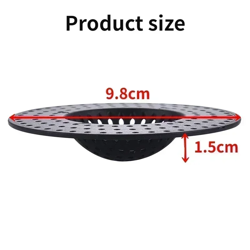 Silicone Hair Filter Sink Anti-blocking Strainer Bathtub Shower Floor Drain Stopper Kitchen Deodorant Plug Bathroom Accessories, sink filter,shower drain catcher,hair drain catcher,hair drain filter,floor drain filter,floor drain hair filter,floor drain hair catcher,drain hair catcher,sink strainer