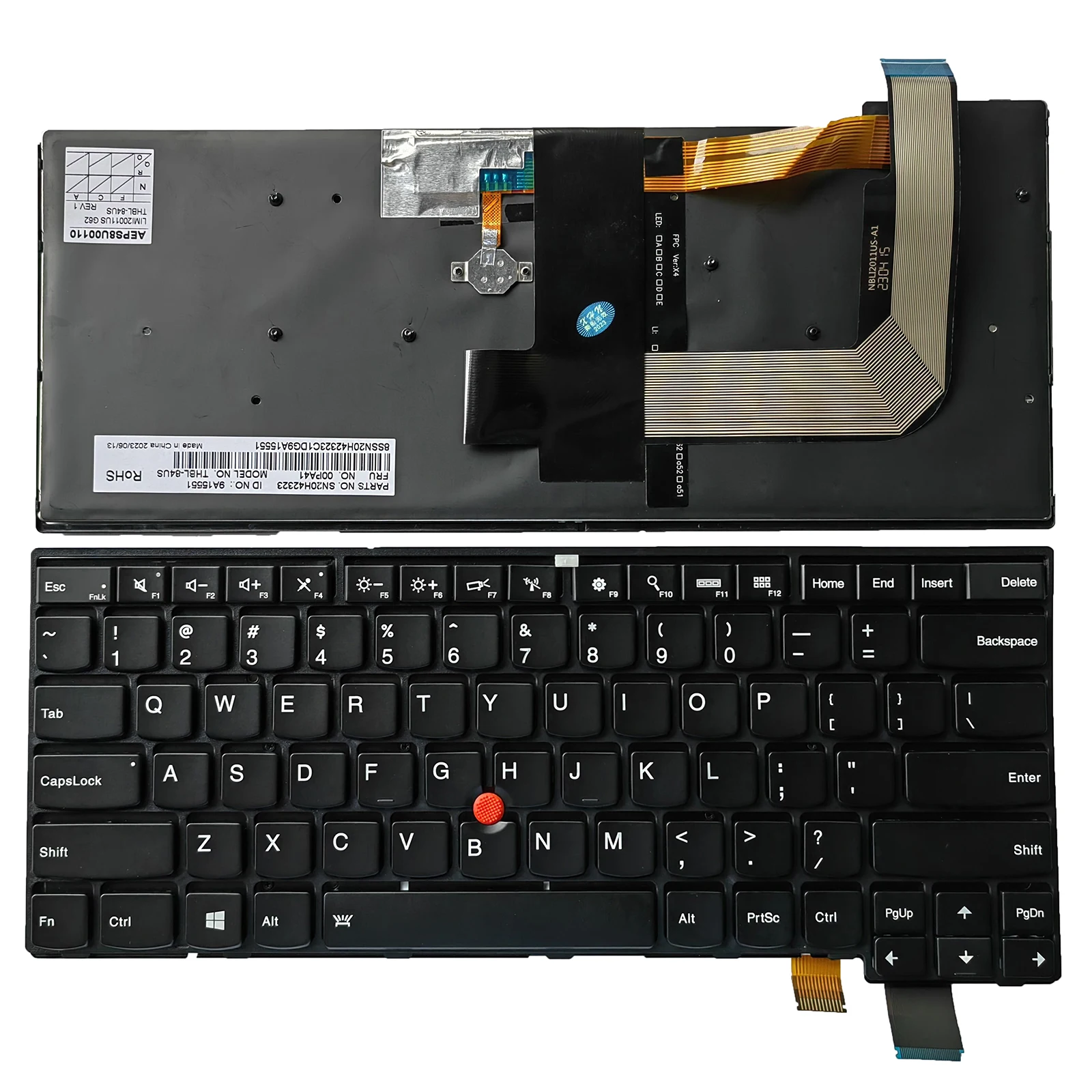 Tastiera Per Laptop Usa Per Lenovo Thinkpad Thinkpad 13 2Nd (Muslimb) Nuovo S2(2Nd Gen 20 J3) T460S T470S