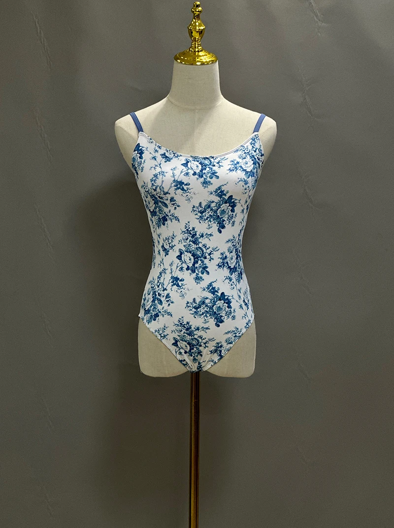 Ballett Tanz Trikot Frauen Weiß Ärmellose Tanzen Overall Erwachsene Eleganz Tägliche Praxis Ballett Tanz Kleidung Yoga Trikot – Detail 15