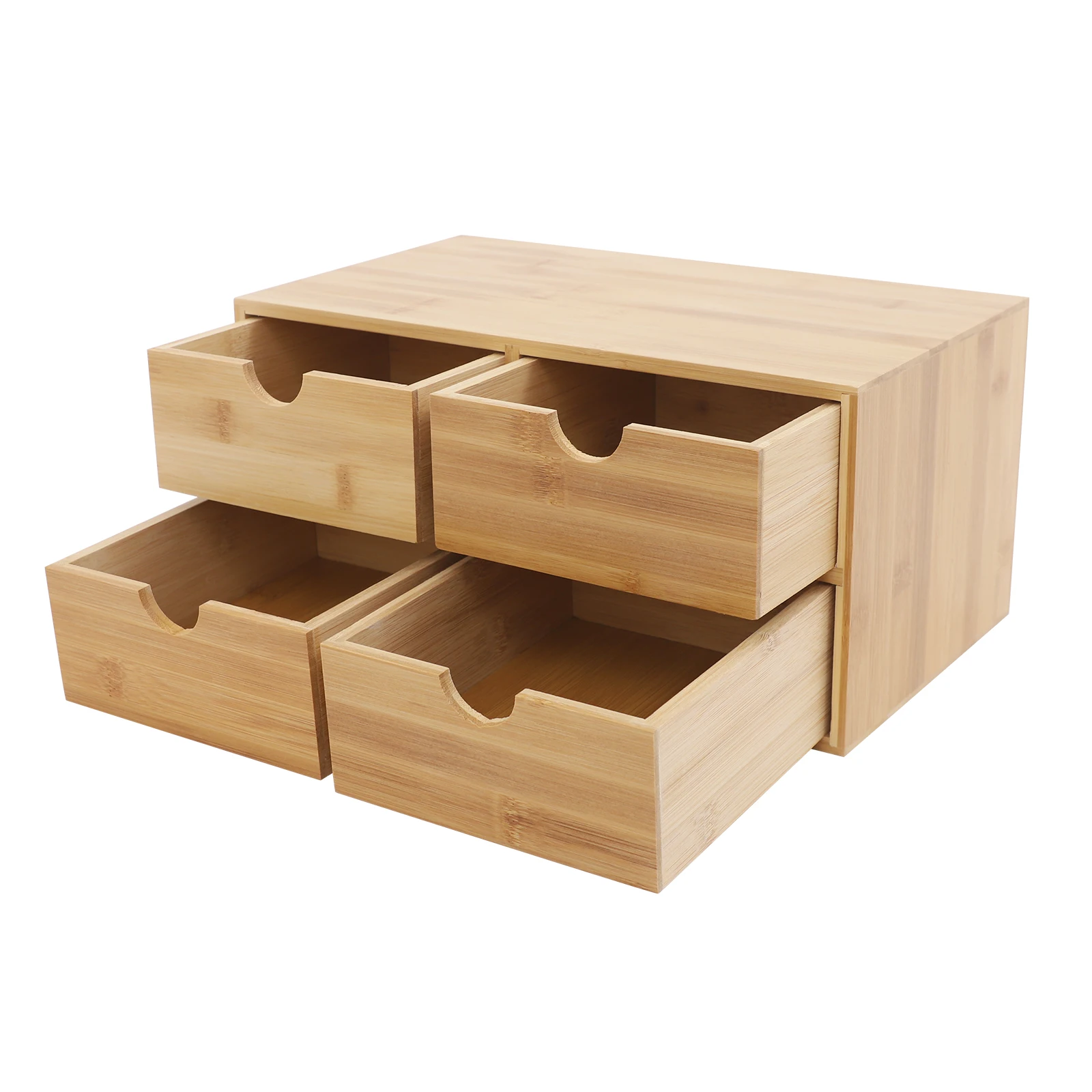 Organisateur de bureau en bambou, mini tiroir de bureau en bambou, boîte de rangement pour bureau et maison, aucun assemblage requis Sc3530d2f8a13499ebae7bcffccb7b9b0g