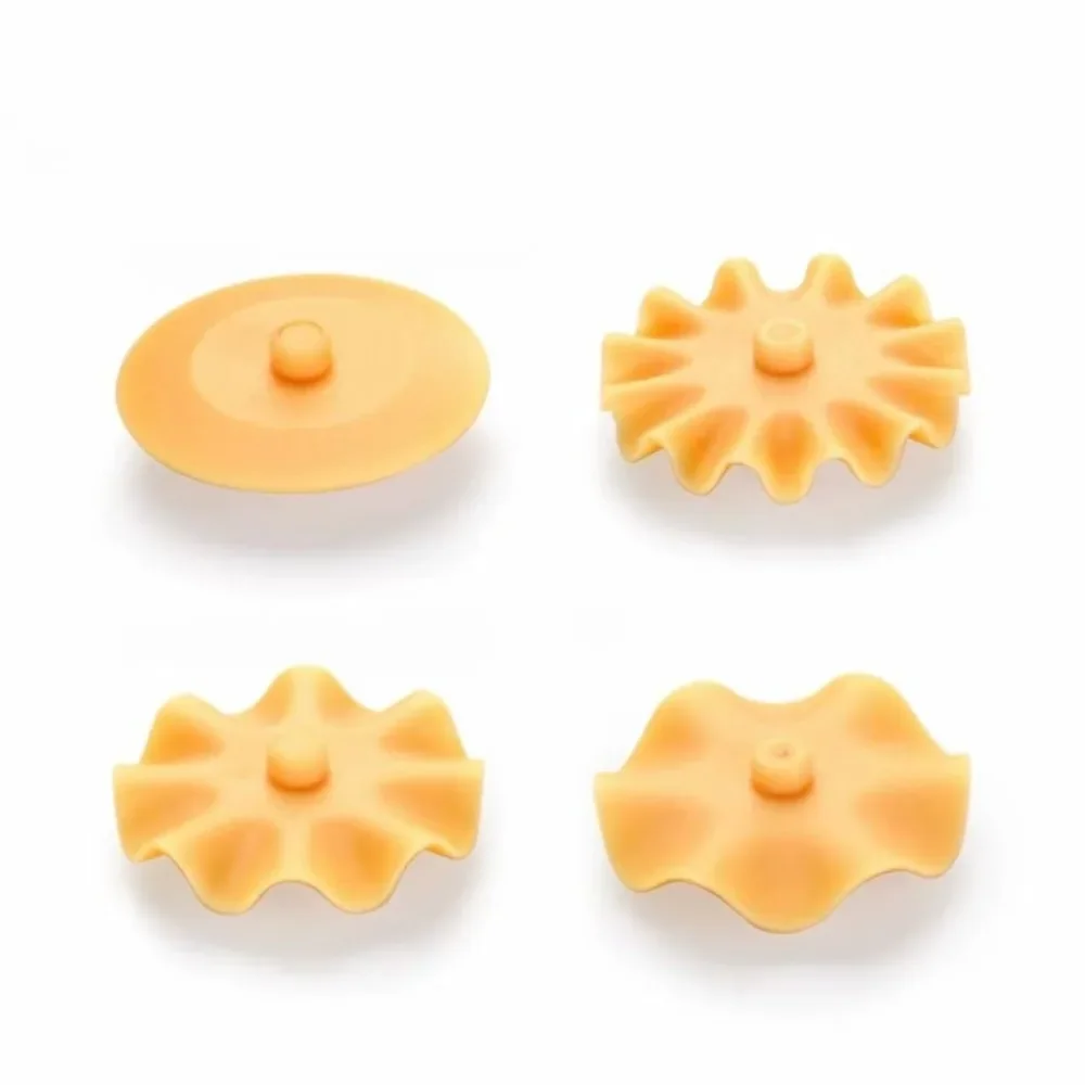 Plastic Pull Net Wheel Dough Circle Cutter Yellow and White Pizza Lattice Roller 4 Rollers Biscuit Rolling Cutting Blade Pizza
