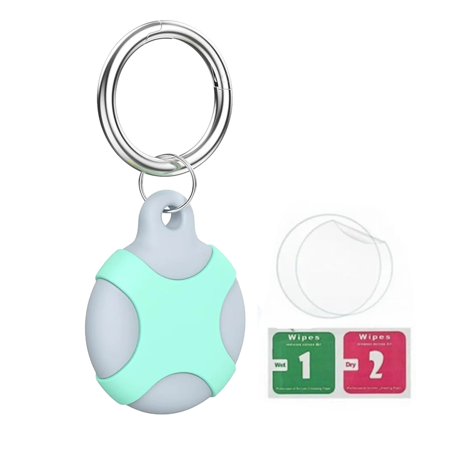 Airtag Holder Keychain - Durable Silicone Case