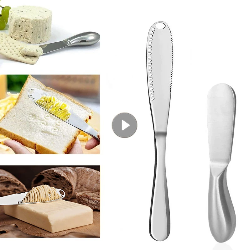 Kitchen Butter Knife Stainless Steel Cheese Knife Dessert Jam Knife