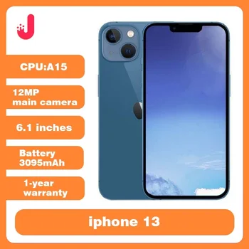 iPhone 13 6,1" RAM OLED 4 GB ROM 128/256 GB Face ID A15 IOS 5G Smartphone iPhone13 sbloccato