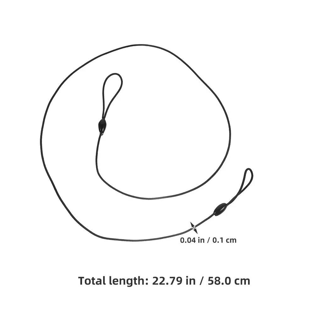 50Pcs 스타일러스 펜 끈 탄성 스트레치 로프 사무실 학교 여행용 분실 방지 펜 테더 헤비 듀티 탄성 코드