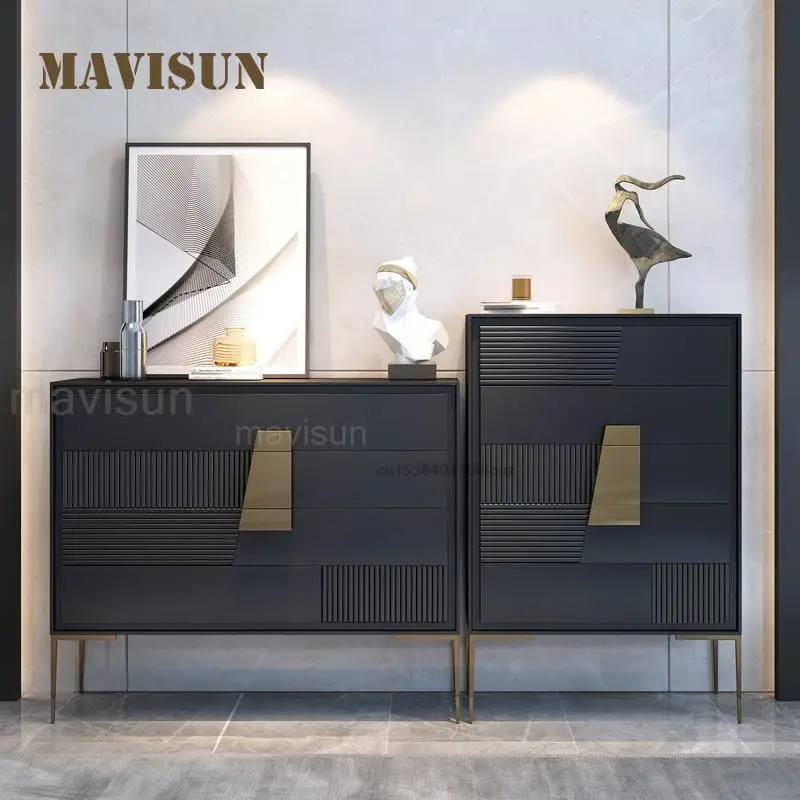 Five-Drawer Storage Cabinet Modern Living Room Chest Of Drawers Bedroom Four-Drawer Cabinet Home Furniture Sideboard