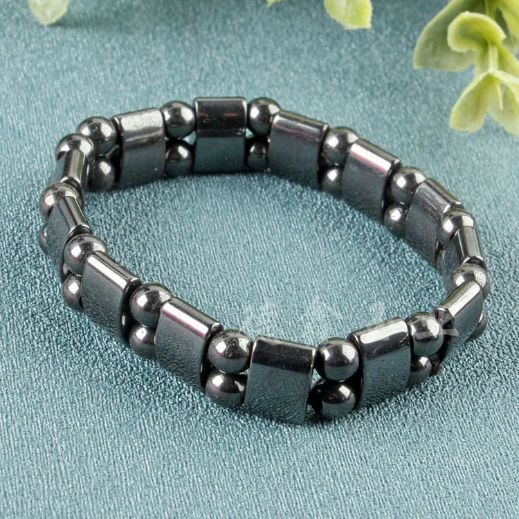 Terahertz Bracelet Magnet Hand Row Black Gallstone Bracelet Energy Stone magnetic bracelet