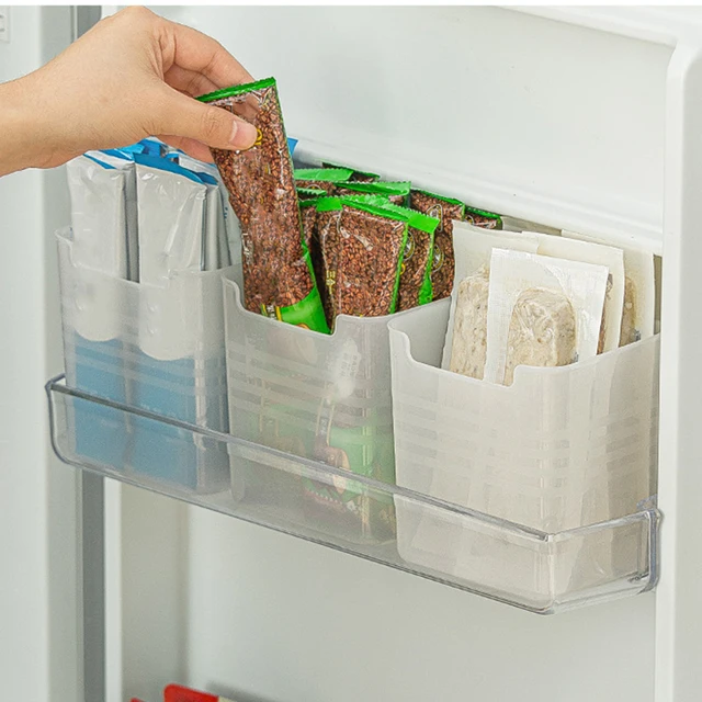 Boîte de rangement des aliments frais pour réfrigérateur, porte latérale du réfrigérateur, étui alimentaire pour fruits, légumes et épices, boîtes de rangement d'évaluation de cuisine 1