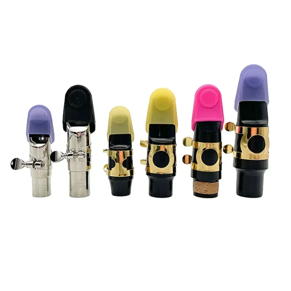 Saxophone Mouthpiece Cap Rubber Clarinet Mouthpiece Protective Cap Head For Alto Tenor Soprano Sax Saxophone Accessories saxophone parts accessories