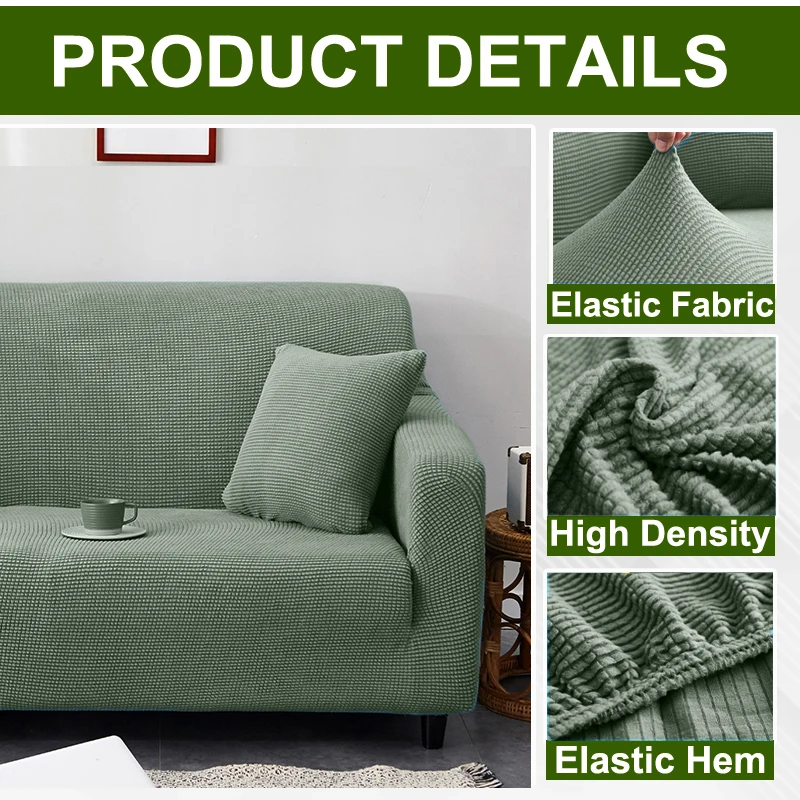 Polar Fleece Sofa Covers For Living Room Armchair Cover Plaid L Shape Corner Sofas Cover Couch Slipcover For Home 1/2/3/4 Seat 5