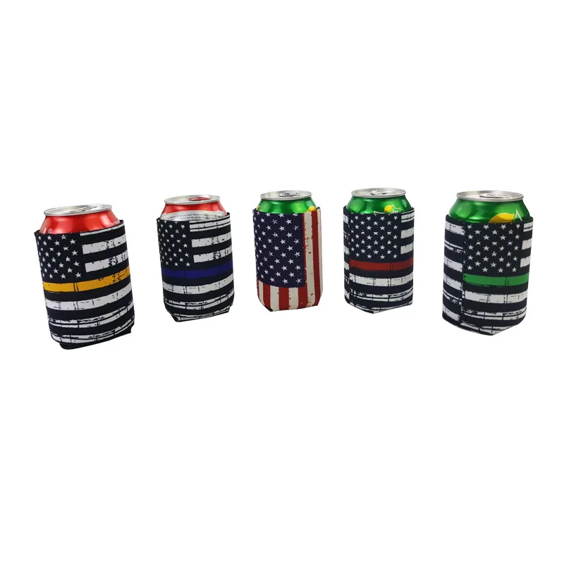 Sublimation Printing Blank For Thermos Cup Sleeve Neoprene White Hot Transfer Beer With Bottom Cup Sleeve