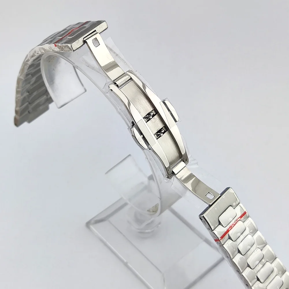 Men's Automatic Watch Kit - Square Dial, Waterproof 316L Stainless Steel Case